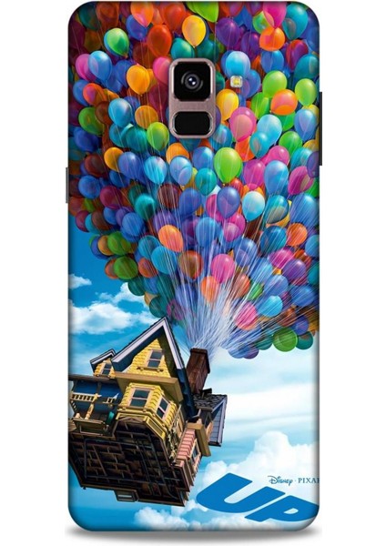 Samsung Galaxy A8 Plus 2018 Kılıf Animasyon 13 Yukarı Bak Up Case Kapak