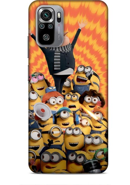 Xiaomi Redmi Note 10S Kılıf Animasyon 24 Minyonlar Darbe Emici Kılıf