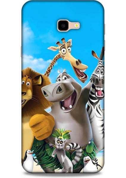 Samsung Galaxy J4 Plus Kılıf Animasyon 26 Madagascar Soft Kapak