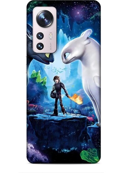 Xiaomi 13 Lite Kılıf Animasyon 18 Ejderhanı Nasıl Eğitirsin Parlak Kılıf