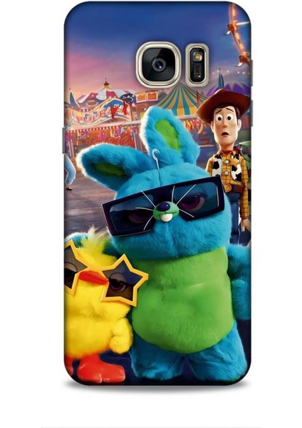 Samsung Galaxy S7 Kılıf Animasyon 9 Oyuncak Hikayesi Sarı Uv Kılıf