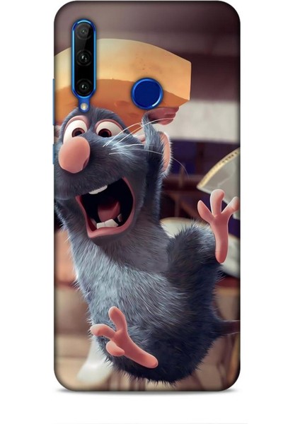 Honor 20 Lite Kılıf Animasyon 14 Ratatuy Gri Cover Kılıf