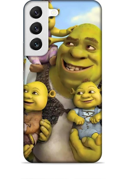 Samsung Galaxy S22 Kılıf Animasyon 16 Shrek Yeşil Kılıf