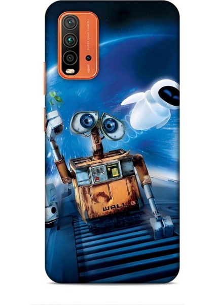 Xiaomi Redmi 9t Kılıf Animasyon 12 Wall E Lacivert Tasarım Kılıf