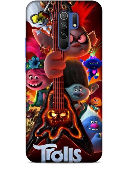 Xiaomi Redmi 9 Kılıf Animasyon 4 Troller Dünya Turu Silikon Kılıf