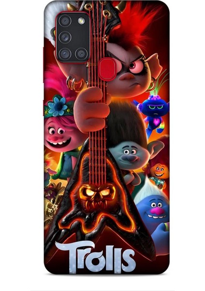 Samsung Galaxy A21S Kılıf Animasyon 4 Troller Dünya Turu Silikon Kılıf