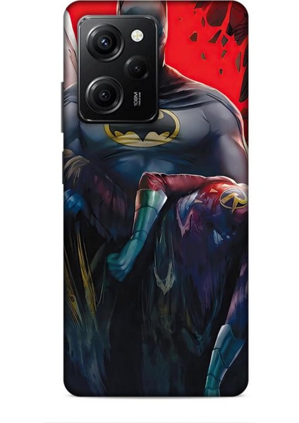 Xiaomi Poco X5 Pro 5g Kılıf Animasyon 8 Batman Siyah Baskılı Kılıf