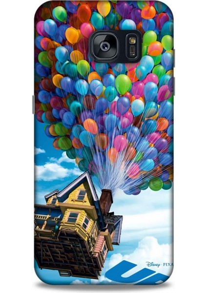 Samsung Galaxy S7 Edge Kılıf Animasyon 13 Yukarı Bak Up Case Kapak