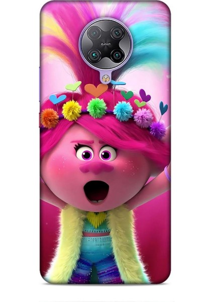 Xiaomi Poco F2 Pro Kılıf Animasyon 11 Troller Pembe 4K Baskılı Kılıf