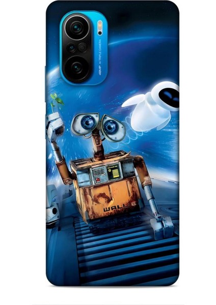 Xiaomi Poco F3 Kılıf Animasyon 12 Wall E Lacivert Tasarım Kılıf
