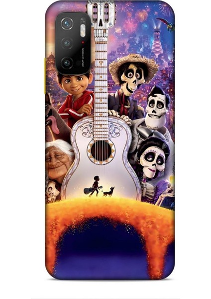 Xiaomi Poco M3 Pro Kılıf Animasyon 27 Coco Lazer Kesim Silikon