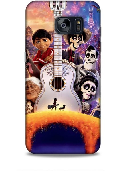 Samsung Galaxy S7 Edge Kılıf Animasyon 27 Coco Lazer Kesim Silikon