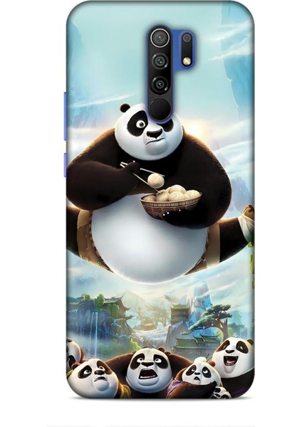 Xiaomi Redmi 9 Kılıf Animasyon 19 Kungfu Fanda Tam Koruma Kılıf