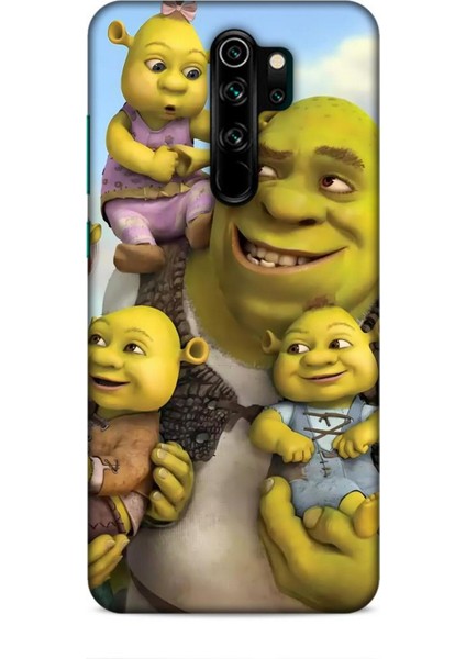 Xiaomi Redmi Note 8 Pro Kılıf Animasyon 16 Shrek Yeşil Kılıf