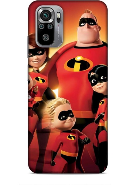 Xiaomi Redmi Note 10 Kılıf Animasyon 22 The Incredibles Kap