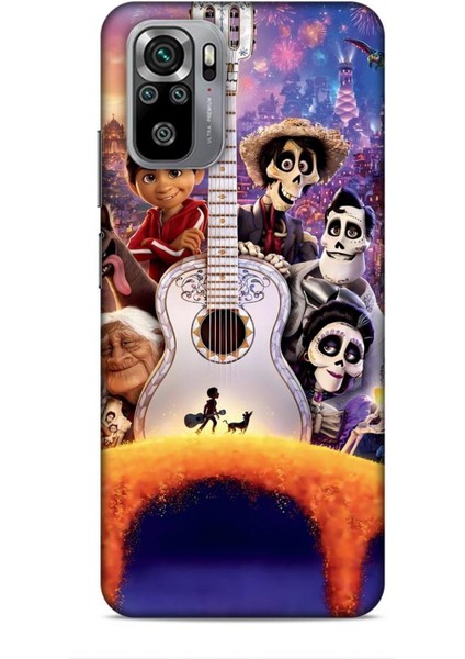 Xiaomi Redmi Note 10 Kılıf Animasyon 27 Coco Lazer Kesim Silikon