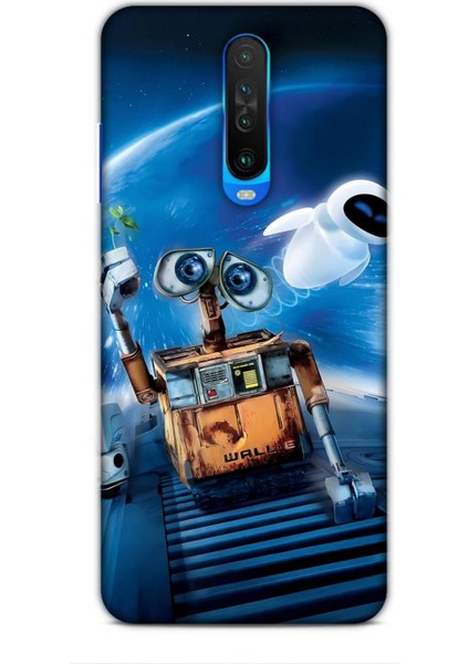 Xiaomi Redmi K30 Kılıf Animasyon 12 Wall E Lacivert Tasarım Kılıf