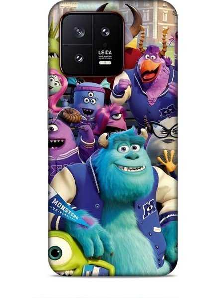 Xiaomi 13 Kılıf Animasyon 20 Sevimli Canavarlar Renkli Kılıf