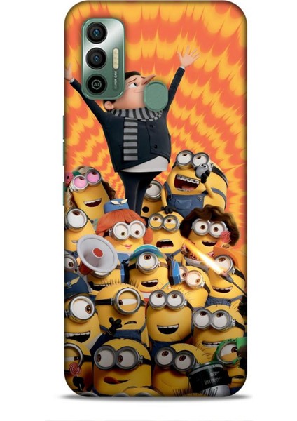 Tecno Spark 7t Kılıf Animasyon 24 Minyonlar Darbe Emici Kılıf