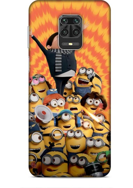 Xiaomi Redmi Note 9 Pro Kılıf Animasyon 24 Minyonlar Darbe Emici Kılıf