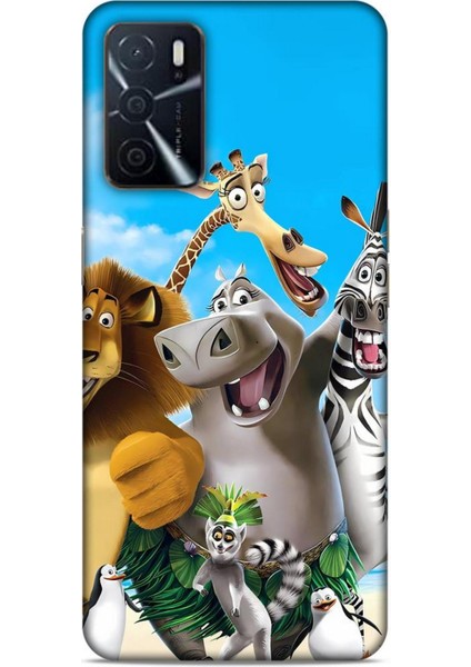 Oppo A16 Kılıf Animasyon 26 Madagascar Soft Kapak