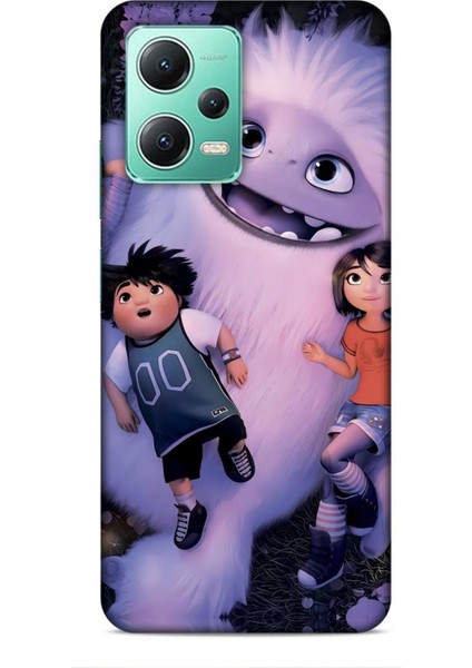 Xiaomi Poco X5 5g Kılıf Animasyon 1 Yeti Efsanesi Beyaz Telefon Kılıfı