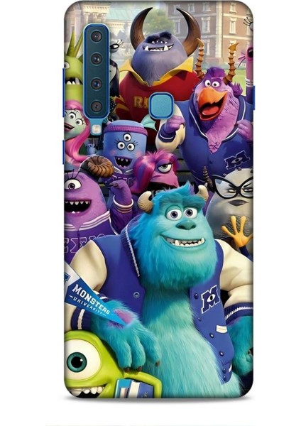 Samsung Galaxy A9 2018 Kılıf Animasyon 20 Sevimli Canavarlar Renkli Kılıf