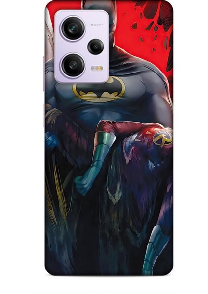 Xiaomi Redmi Note 13 Pro 5g Kılıf Animasyon 8 Batman Siyah Baskılı Kılıf