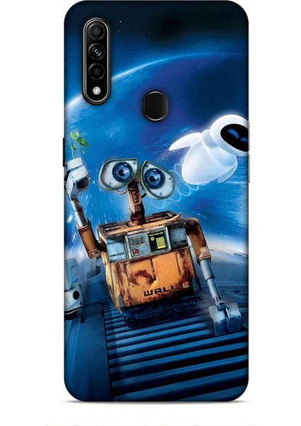Oppo A31 Kılıf Animasyon 12 Wall E Lacivert Tasarım Kılıf