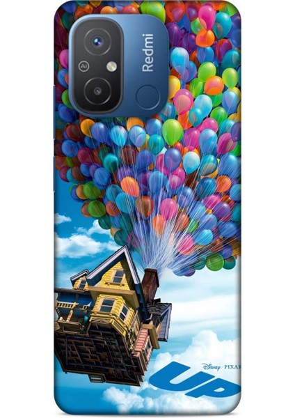 Xiaomi Redmi 12 Kılıf Animasyon 13 Yukarı Bak Up Case Kapak