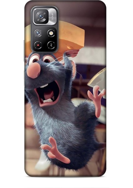 Xiaomi Poco M4 Pro 5g Kılıf Animasyon 14 Ratatuy Gri Cover Kılıf