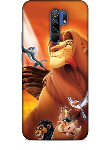 Xiaomi Redmi 9 Kılıf Animasyon 23 Aslan Kral Telefon Kabı
