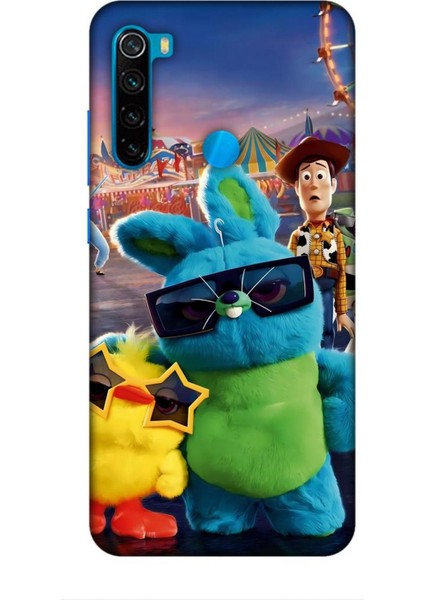 Xiaomi Redmi Note 8 Kılıf Animasyon 9 Oyuncak Hikayesi Sarı Uv Kılıf