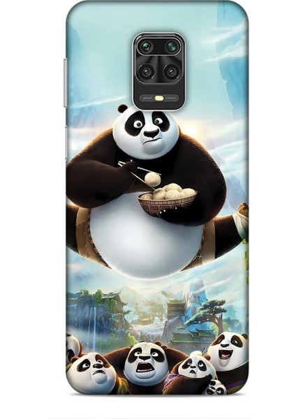 Xiaomi Redmi Note 9s Kılıf Animasyon 19 Kungfu Fanda Tam Koruma Kılıf