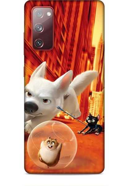 Samsung Galaxy S20 Fe Kılıf Animasyon 28 Bolt Turuncu Iz Bırakmayan Kılıf