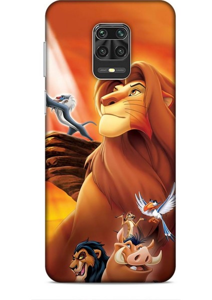 Xiaomi Redmi Note 9 Pro Kılıf Animasyon 23 Aslan Kral Telefon Kabı