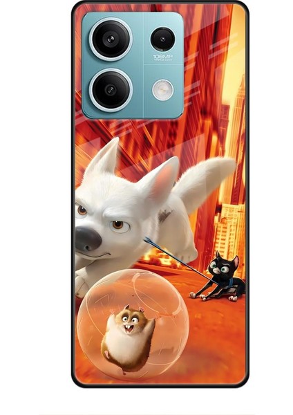 Xiaomi Redmi Note 13 4g Kılıf Animasyon 28 Bolt Turuncu Iz Bırakmayan Kılıf