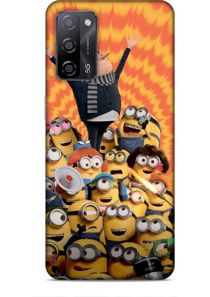 Oppo A55 5g Kılıf Animasyon 24 Minyonlar Darbe Emici Kılıf