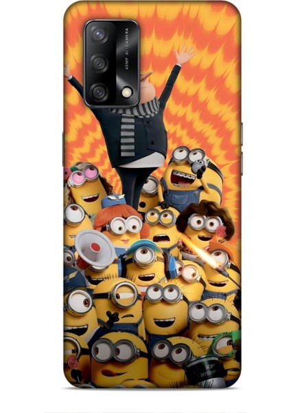 Oppo A74 Kılıf Animasyon 24 Minyonlar Darbe Emici Kılıf