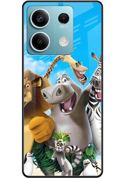 Xiaomi Redmi Note 13 4g Kılıf Animasyon 26 Madagascar Soft Kapak