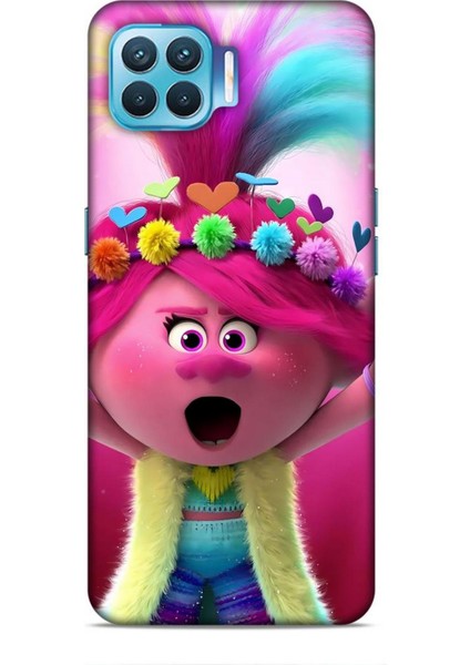 Oppo Reno 4 Lite Kılıf Animasyon 11 Troller Pembe 4K Baskılı Kılıf