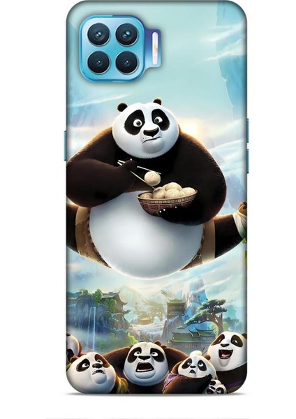 Oppo Reno 4 Lite Kılıf Animasyon 19 Kungfu Fanda Tam Koruma Kılıf