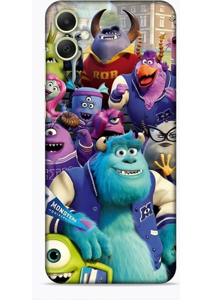Samsung Galaxy A05 Kılıf Animasyon 20 Sevimli Canavarlar Renkli Kılıf