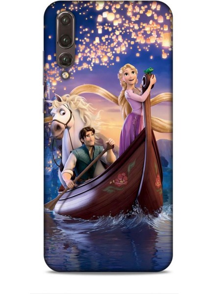 Huawei P20 Pro Kılıf Animasyon 25 Rapunzel Soyulmayan Kılıf