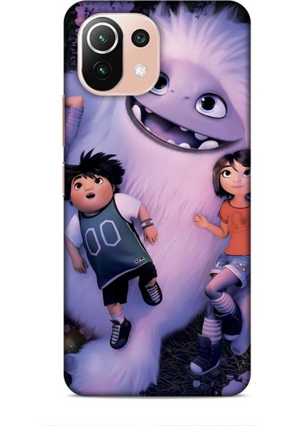 Xiaomi 11 Lite 5g Kılıf Animasyon 1 Yeti Efsanesi Beyaz Telefon Kılıfı