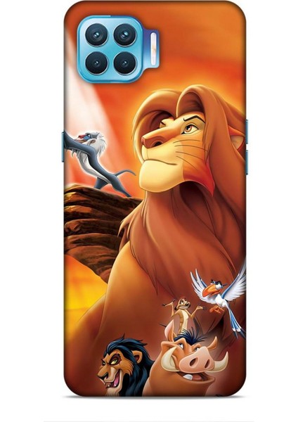 Oppo Reno 4 Lite Kılıf Animasyon 23 Aslan Kral Telefon Kabı