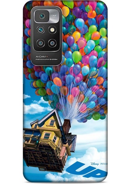 Xiaomi Redmi 10 Kılıf Animasyon 13 Yukarı Bak Up Case Kapak