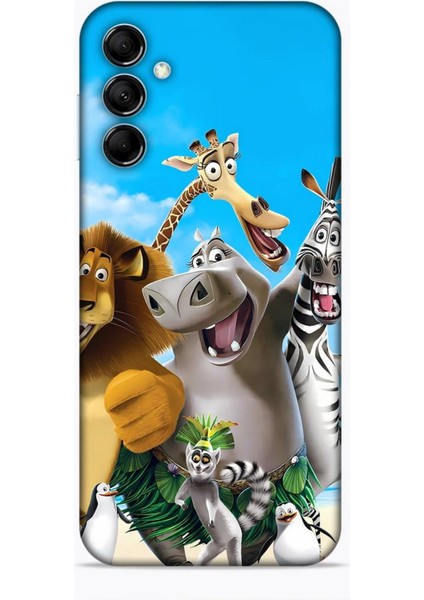 Samsung Galaxy M14 Kılıf Animasyon 26 Madagascar Soft Kapak