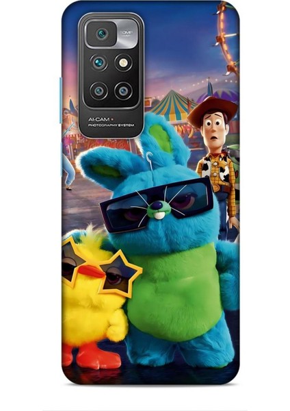Xiaomi Redmi 10 Kılıf Animasyon 9 Oyuncak Hikayesi Sarı Uv Kılıf
