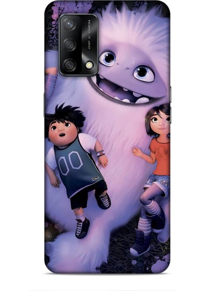 Oppo A74 Kılıf Animasyon 1 Yeti Efsanesi Beyaz Telefon Kılıfı